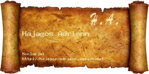 Hajagos Adrienn névjegykártya